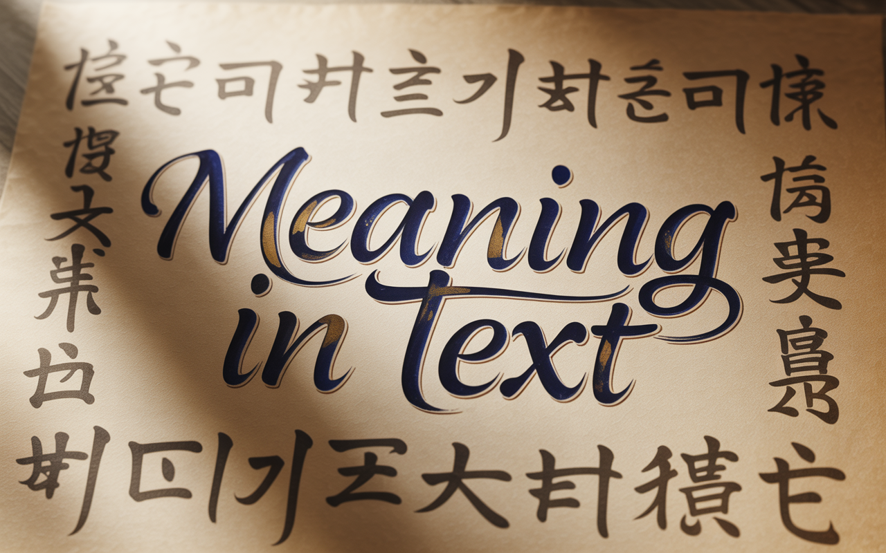 Meaning in Text