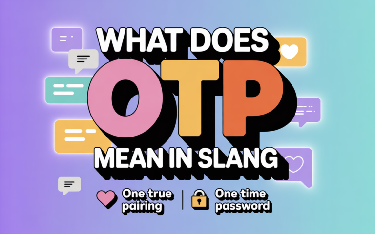 What Does OTP Mean in Slang
