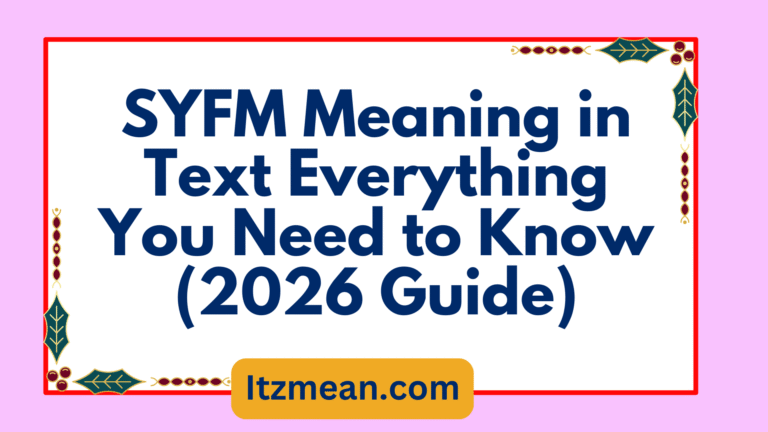 SYFM Meaning in Text