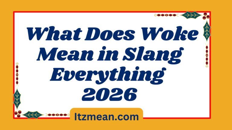 What Does Woke Mean in Slang Everything