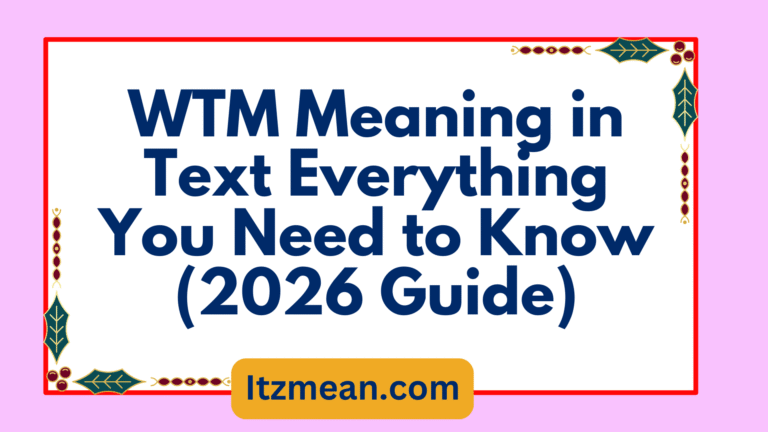 WTM Meaning in Text