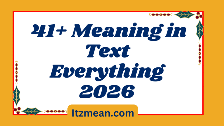 Meaning in Text Everything