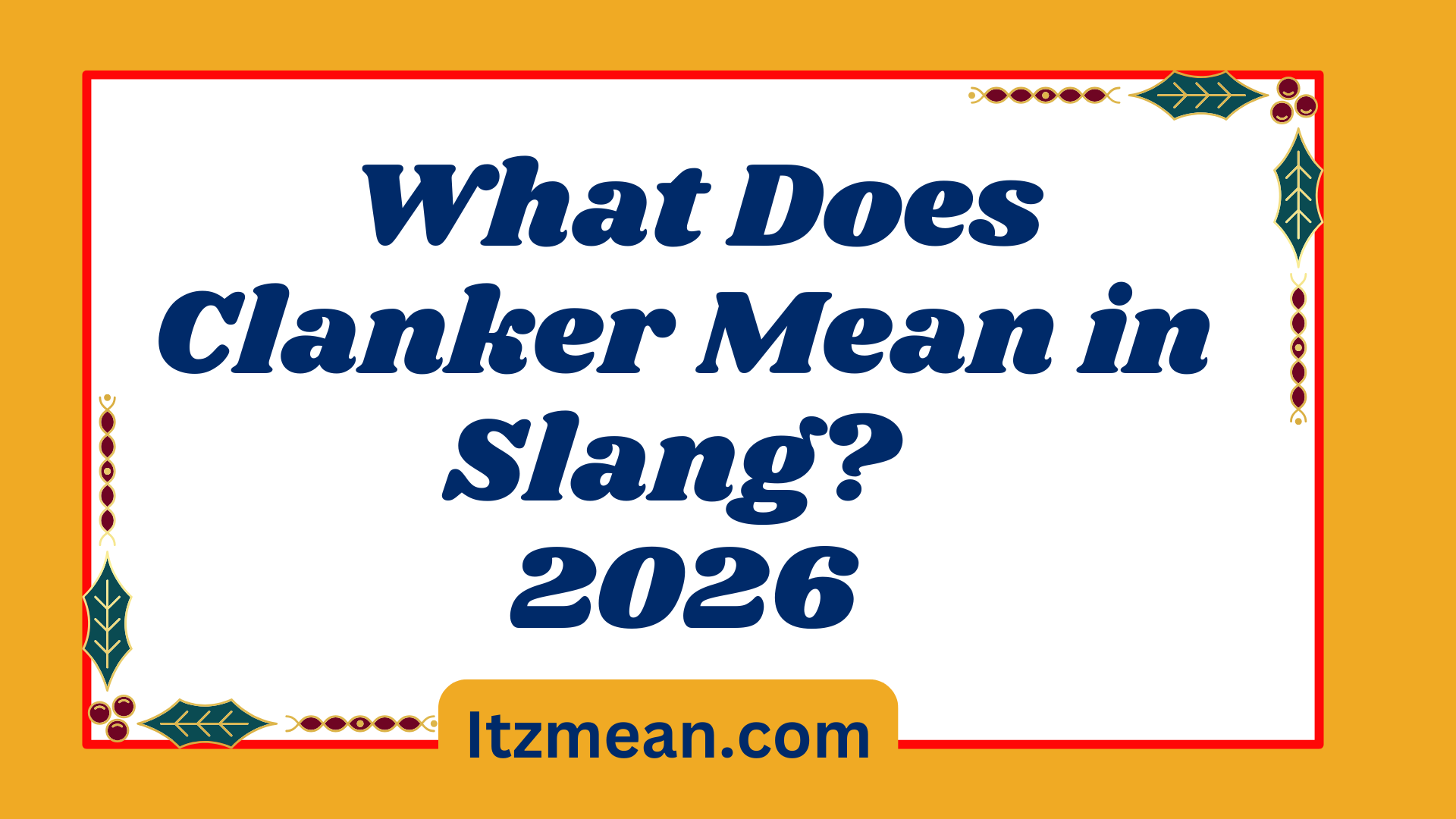 What Does Clanker Mean in Slang