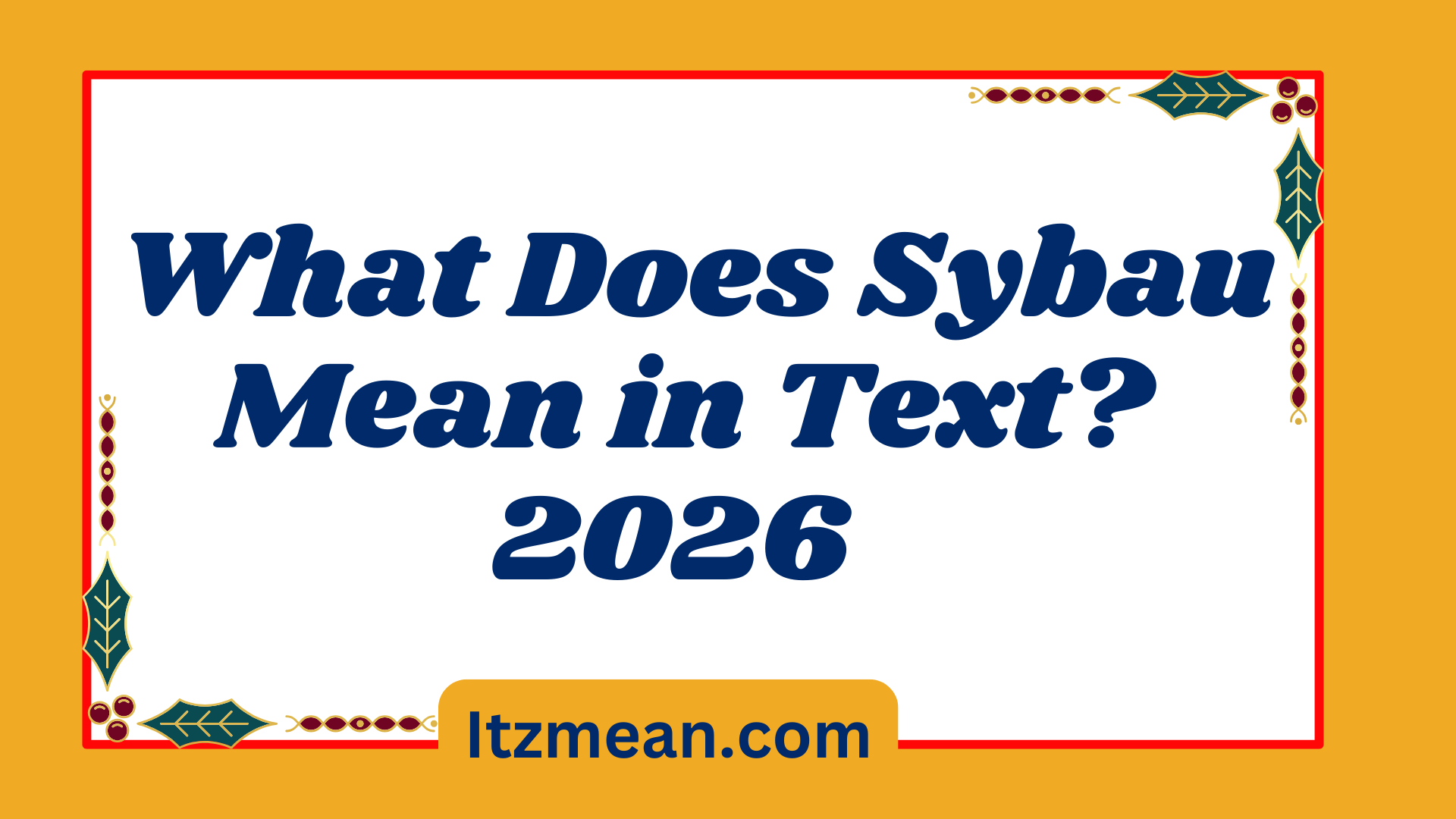 Sybau Mean2026