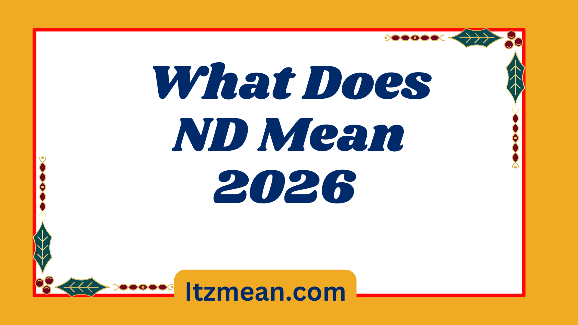ND Mean 2026