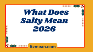 What Does Salty Mean in Text? Real Meaning, Examples & Social Media 2026