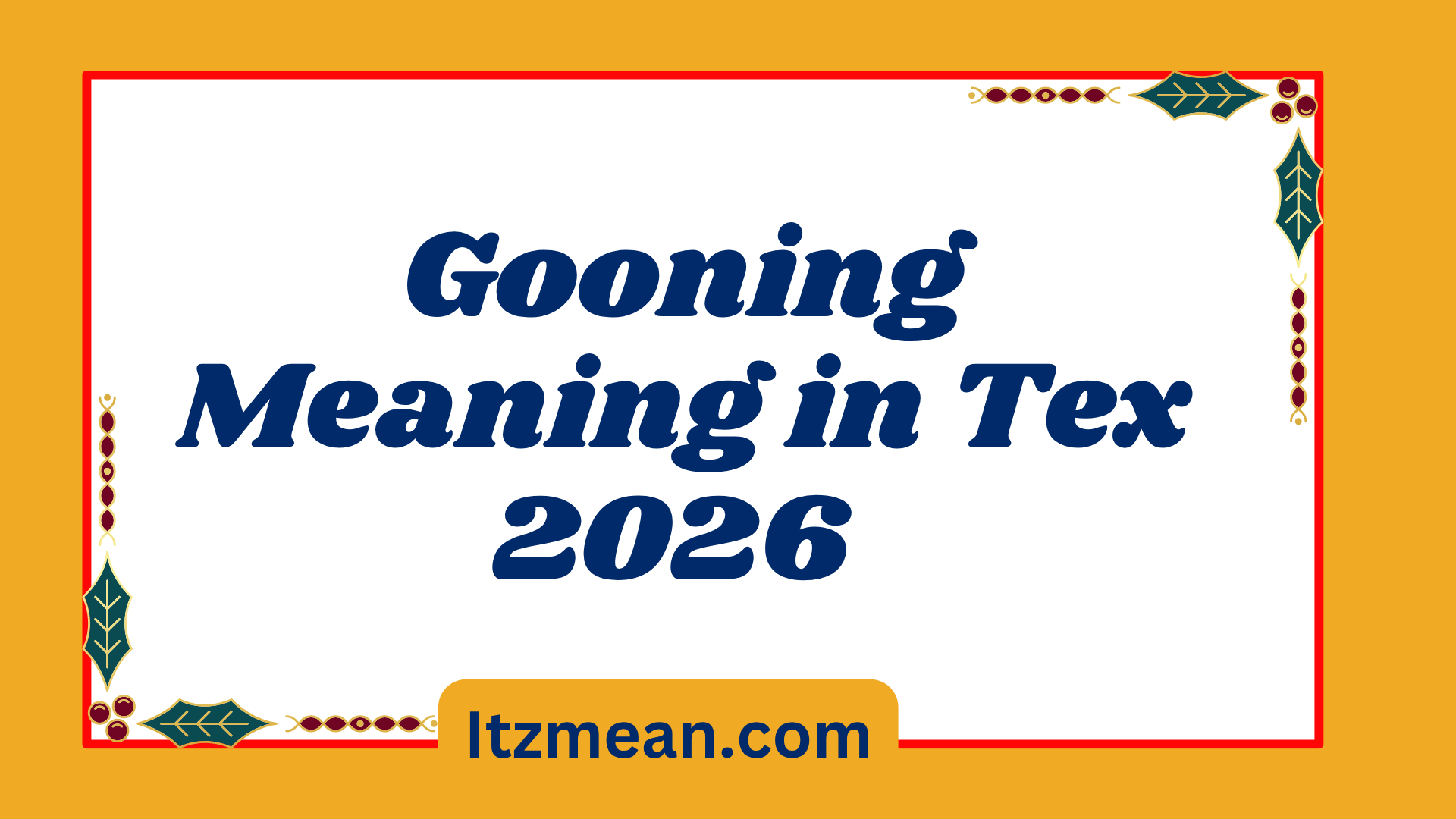 Gooning Meaning 2026