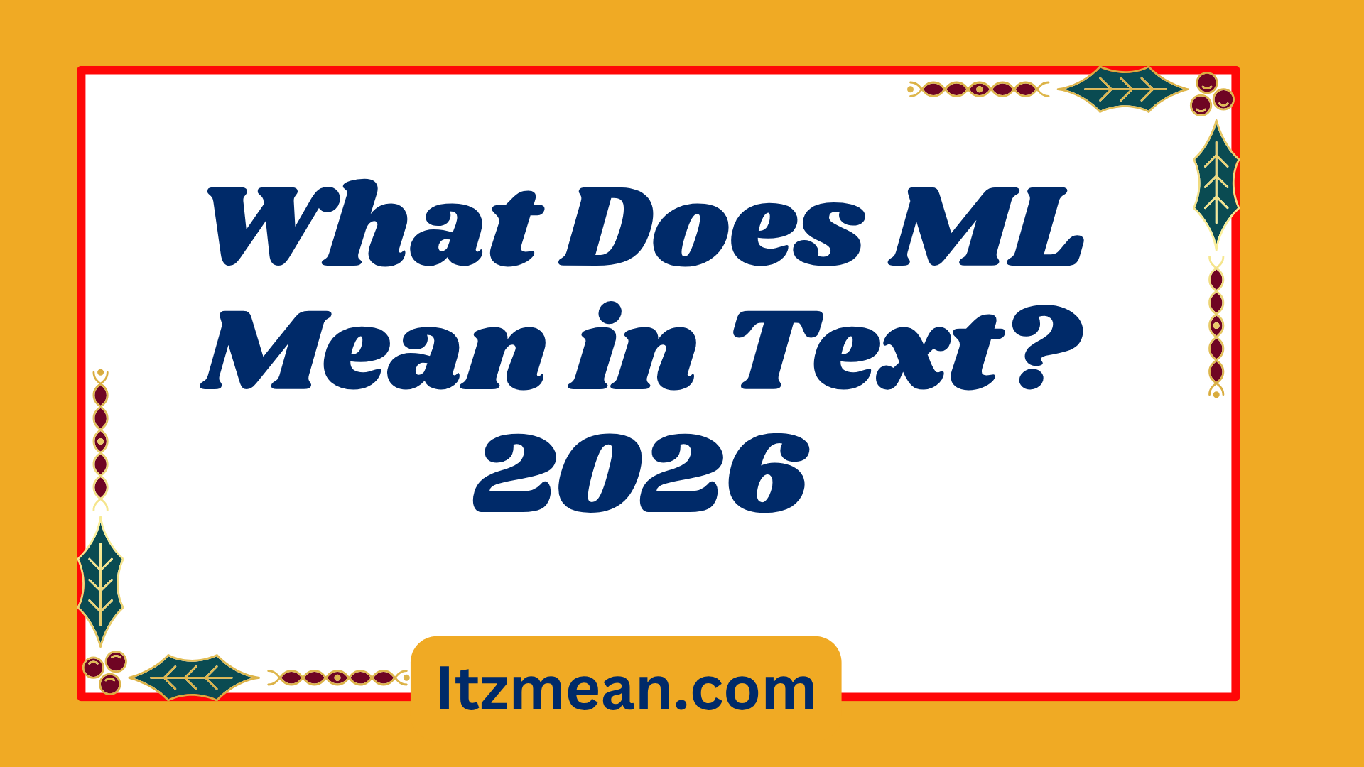 ML Mean2026