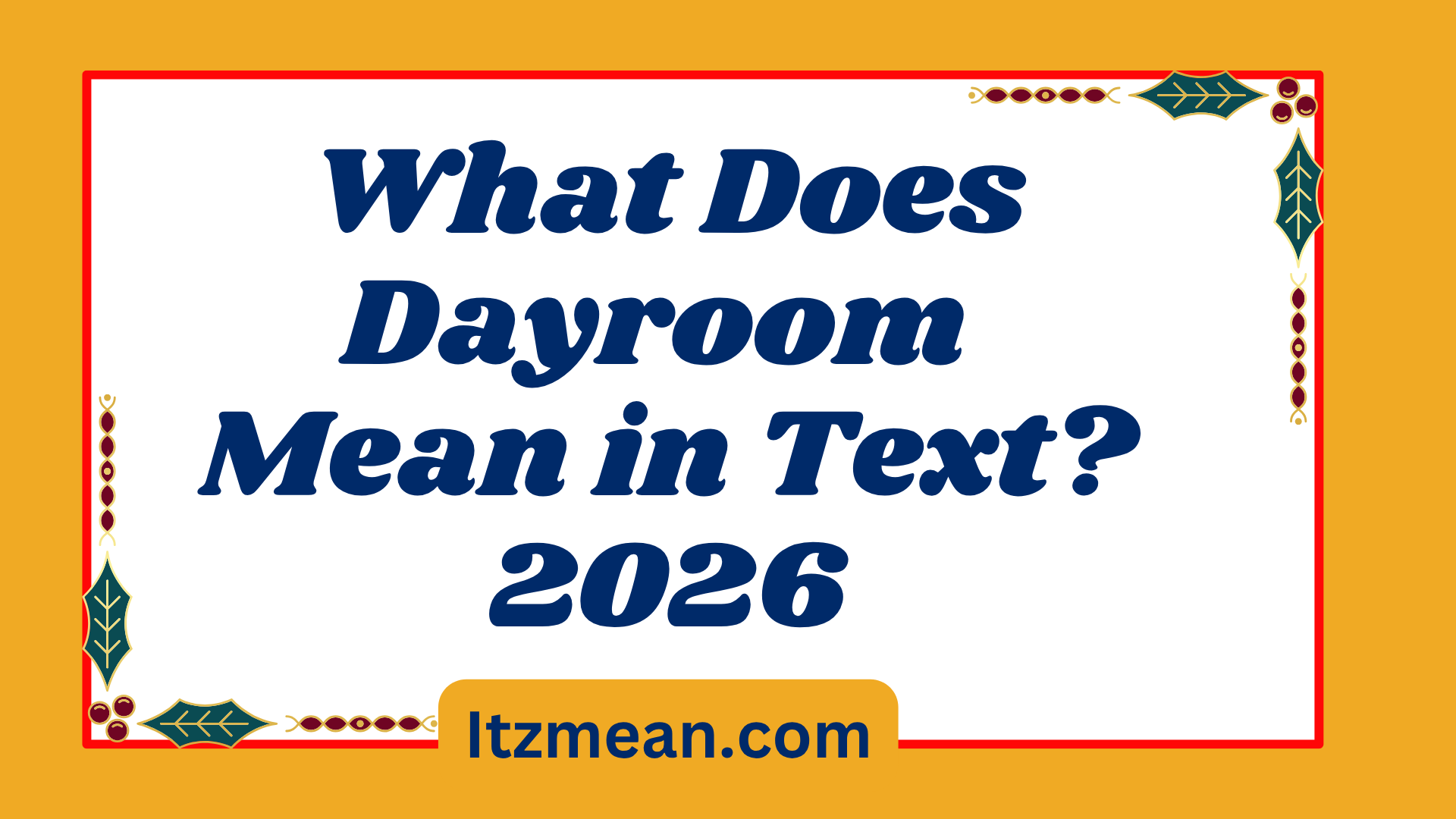 Dayroom Mean2026