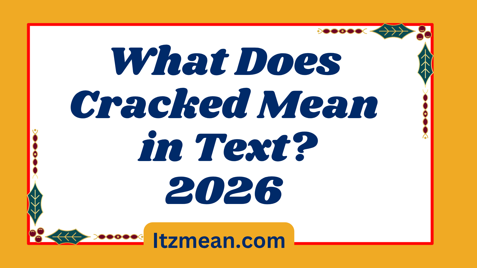 Cracked Mean2026