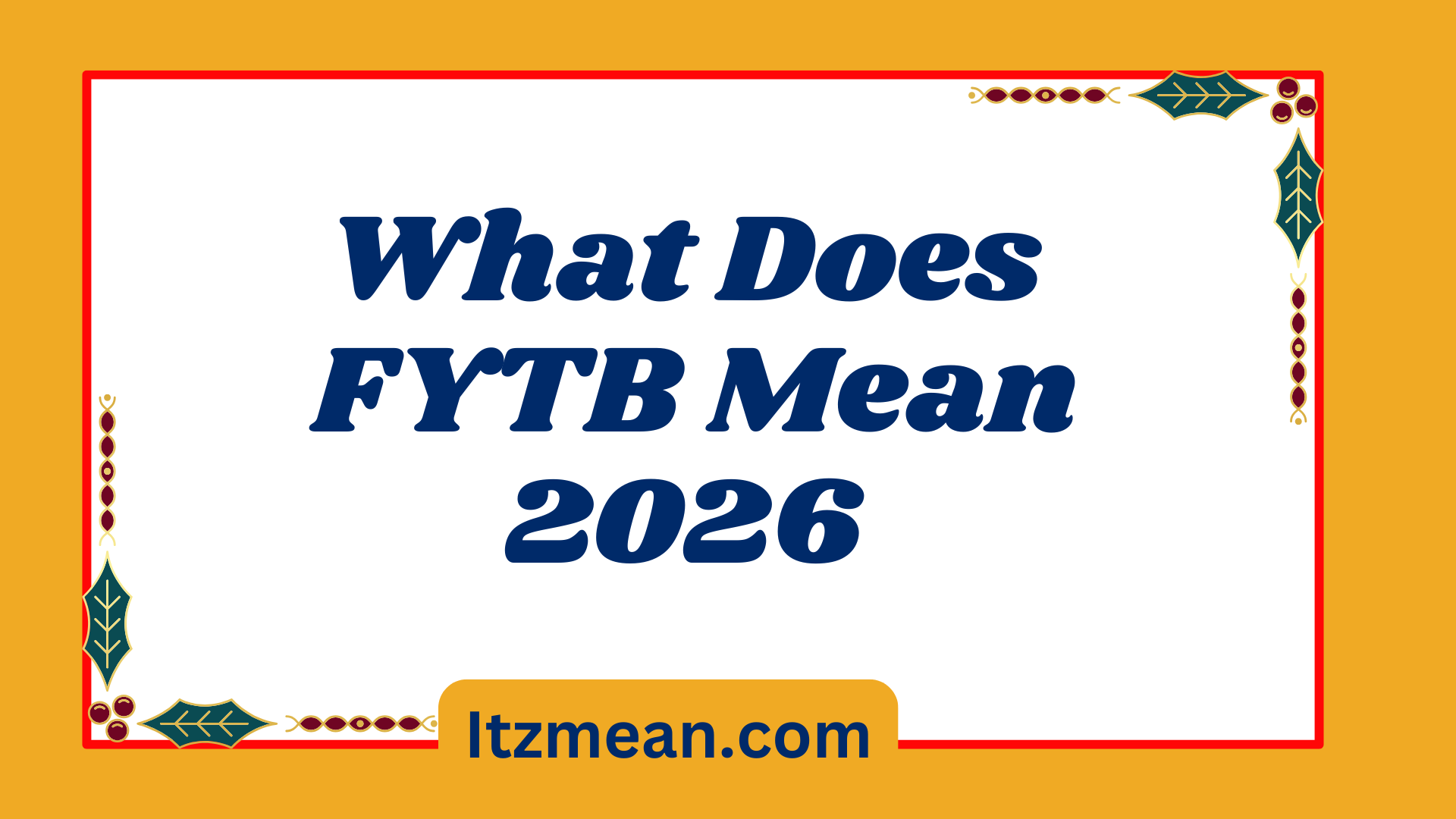 FYTB Mean 2026