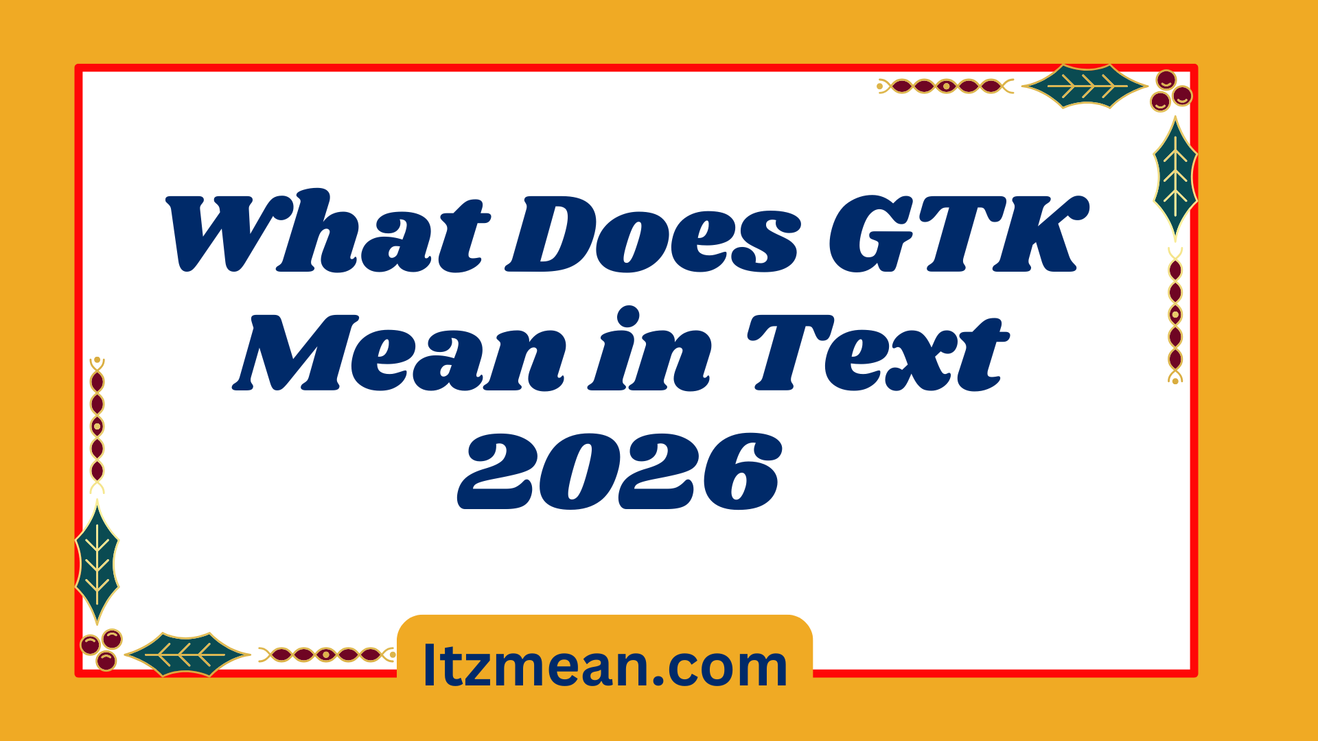 GTK Mean2026