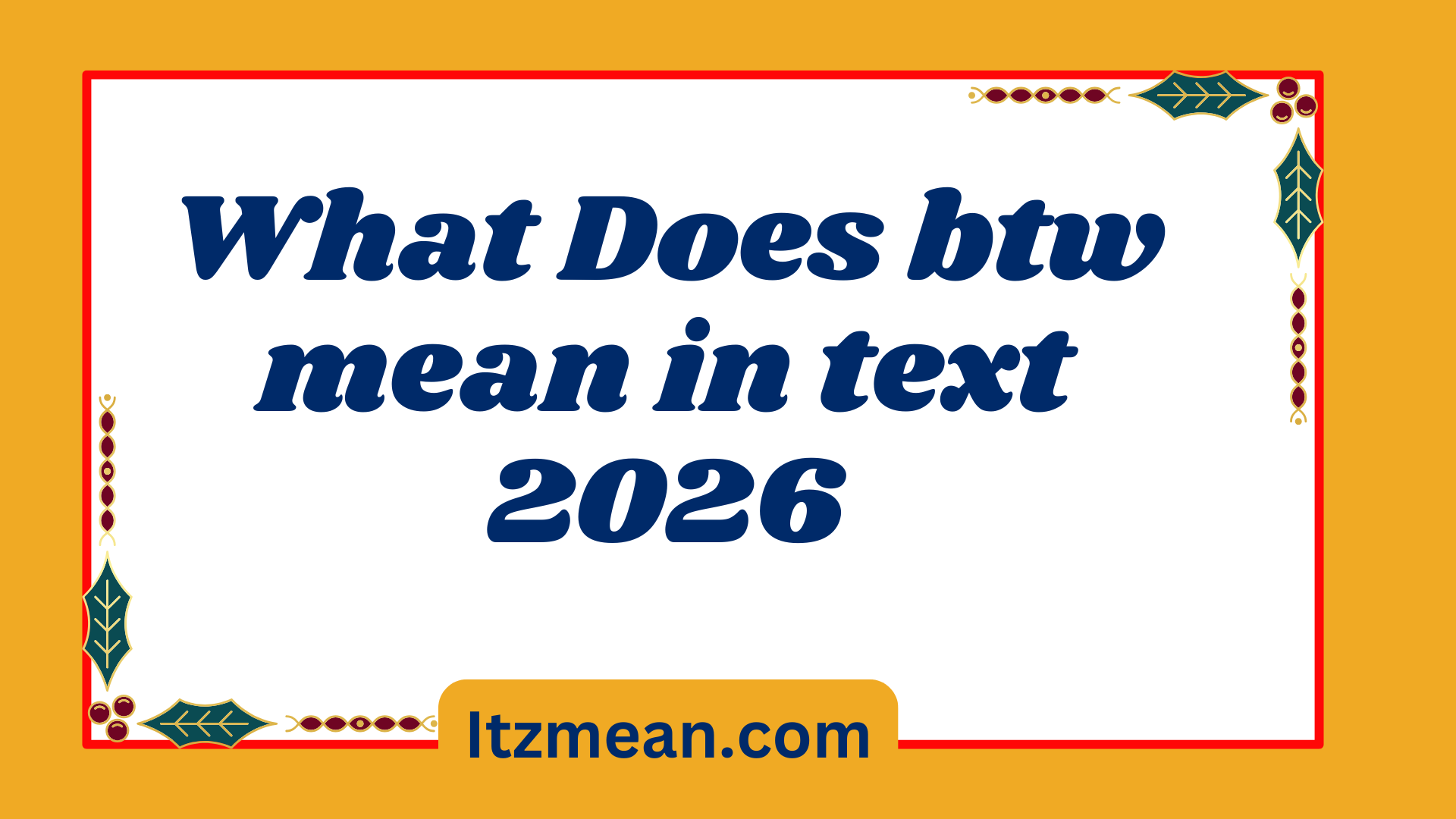 btw mean2026