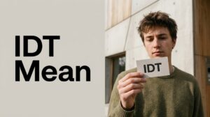 What Does  idt mean in text Mean in Text? 2026
